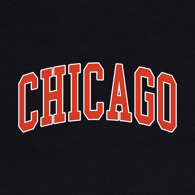 Chicago - jersey college university font text letters football baseball christmas birthday gift letters text basketball softball volleyball hockey love fan player gift for men women kids mothers fathers day dad mom vintage retro city state name by Fanboy04